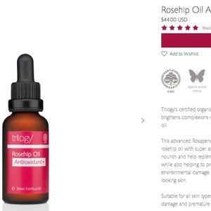 TRILOGY ROSEHIP OIL ANTIOXIDANT+ 30 ML/1.01 FL OZ